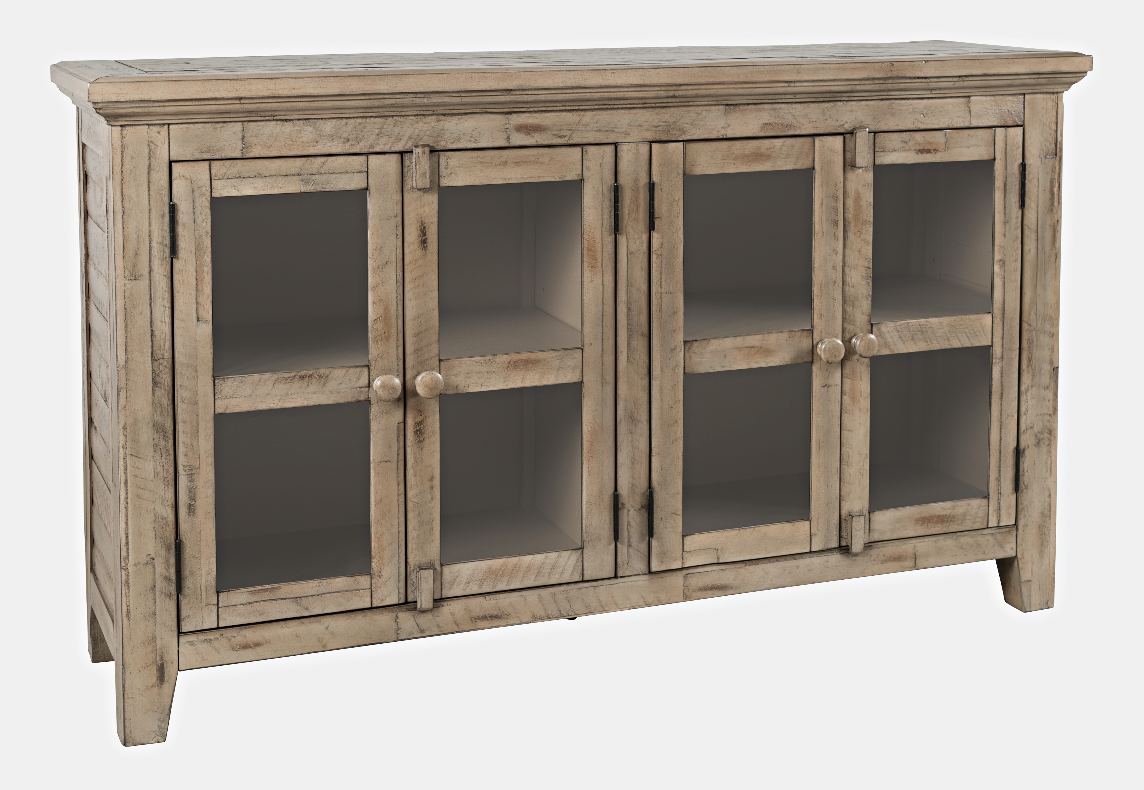 Jofran Rustic Shores 4 Door Low Cabinet