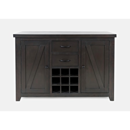 Server with Wine Bottle Storage