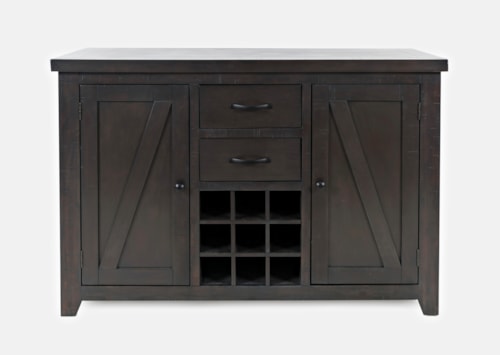 Server with Wine Bottle Storage