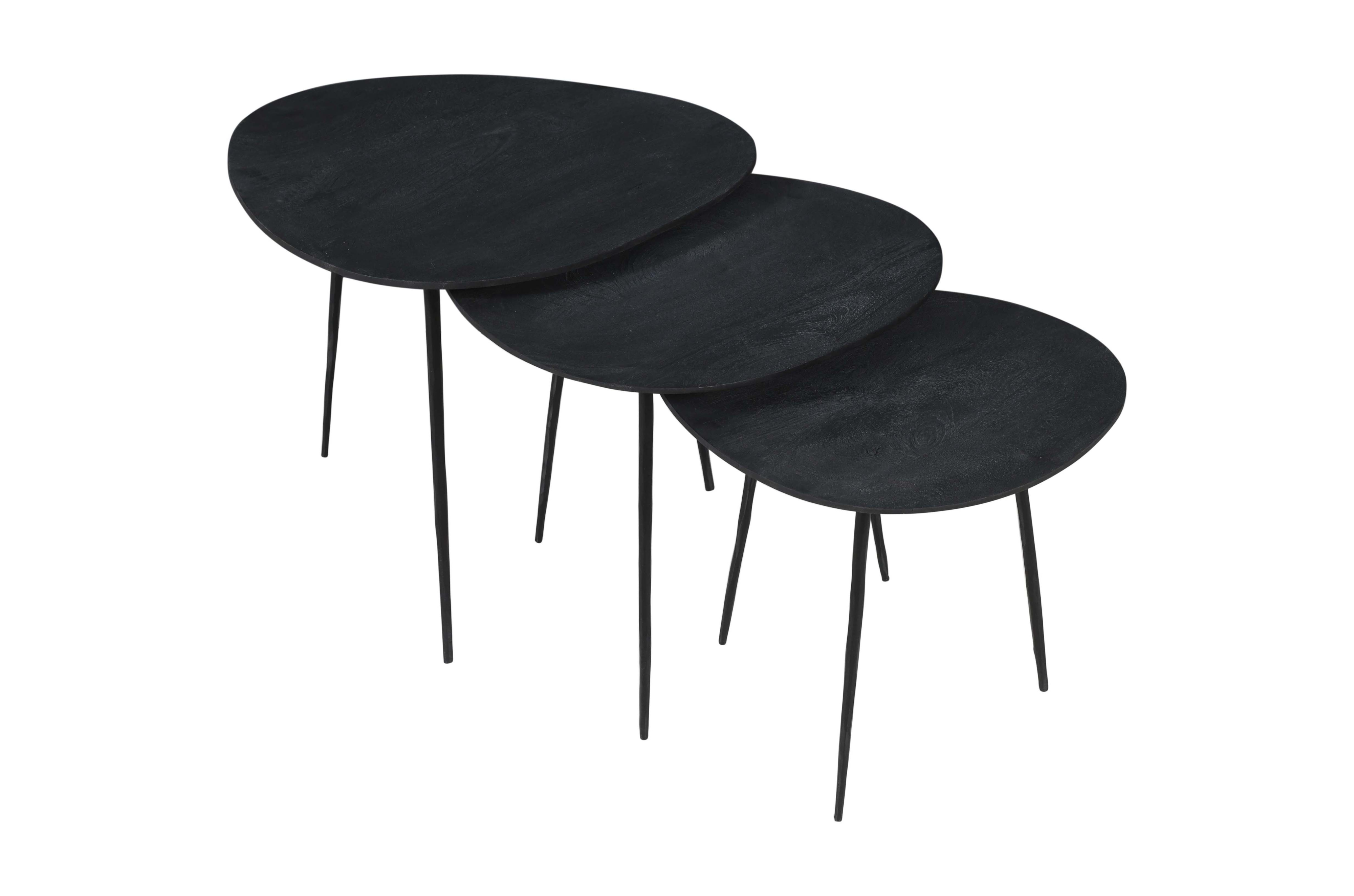 Nesting Table - Set of 3 - Black