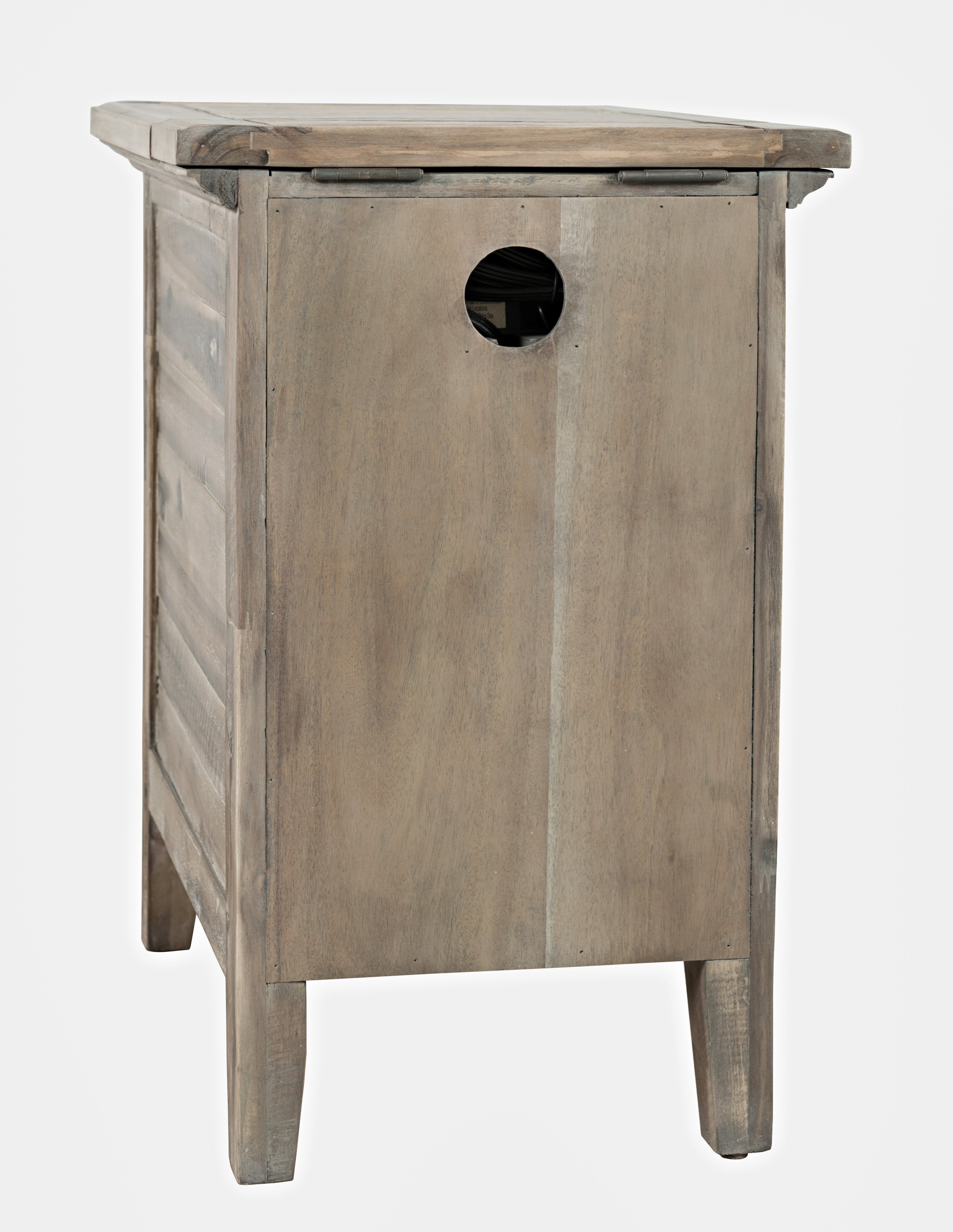 Jofran Rustic Shores Power Chairside Table