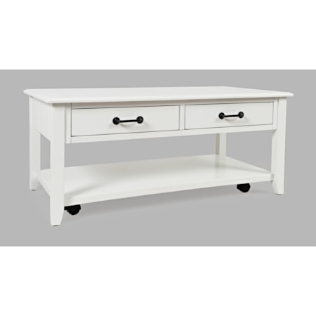 2 Drawer Castered Coffee Table