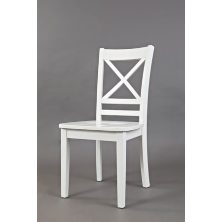 “X” Back Side Chair