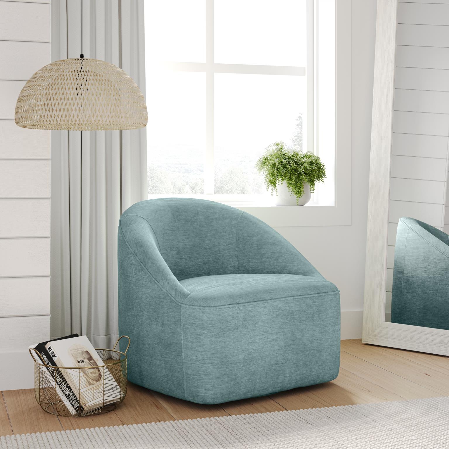 Jofran Lulu Swivel Accent Chair
