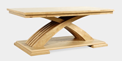 Castered Coffee Table - Warm Ash