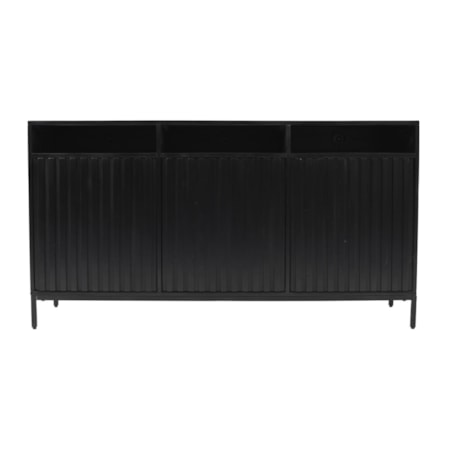 Ryder 60"  Black Console Con-Ven