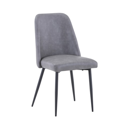 Contemporary Faux Leather Dining Chair