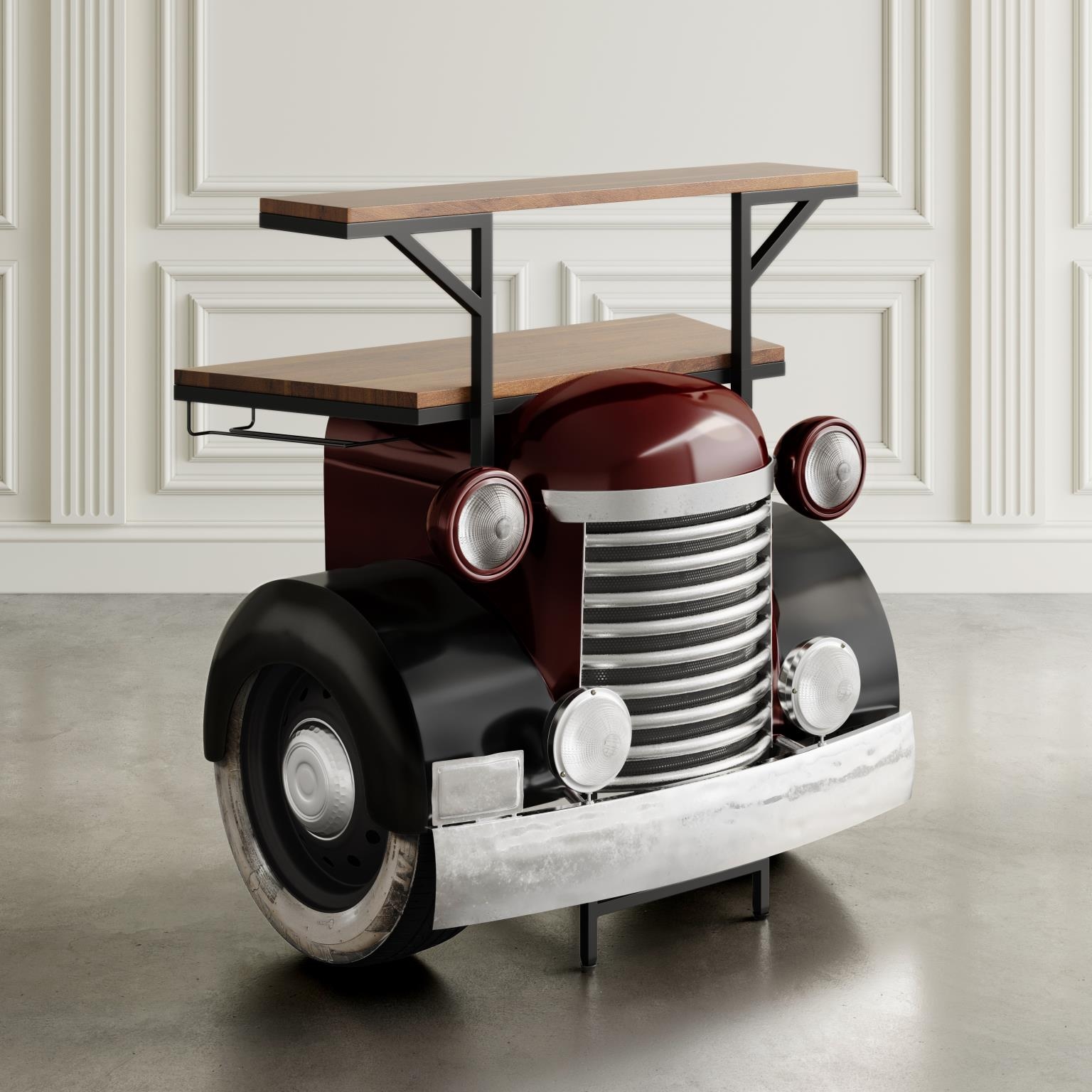 Jofran Glory Days Woody Vintage Bar