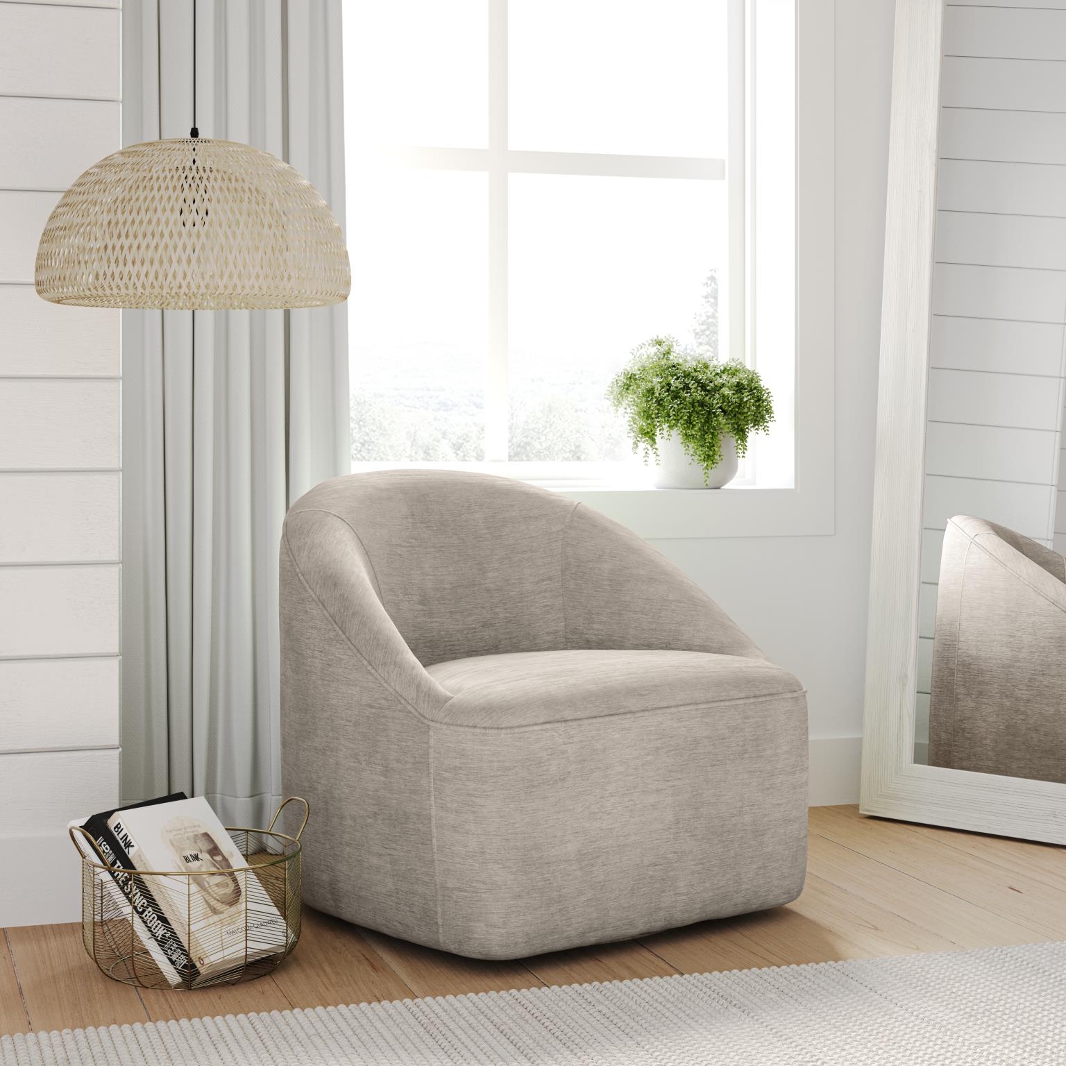 Jofran Lulu Swivel Accent Chair