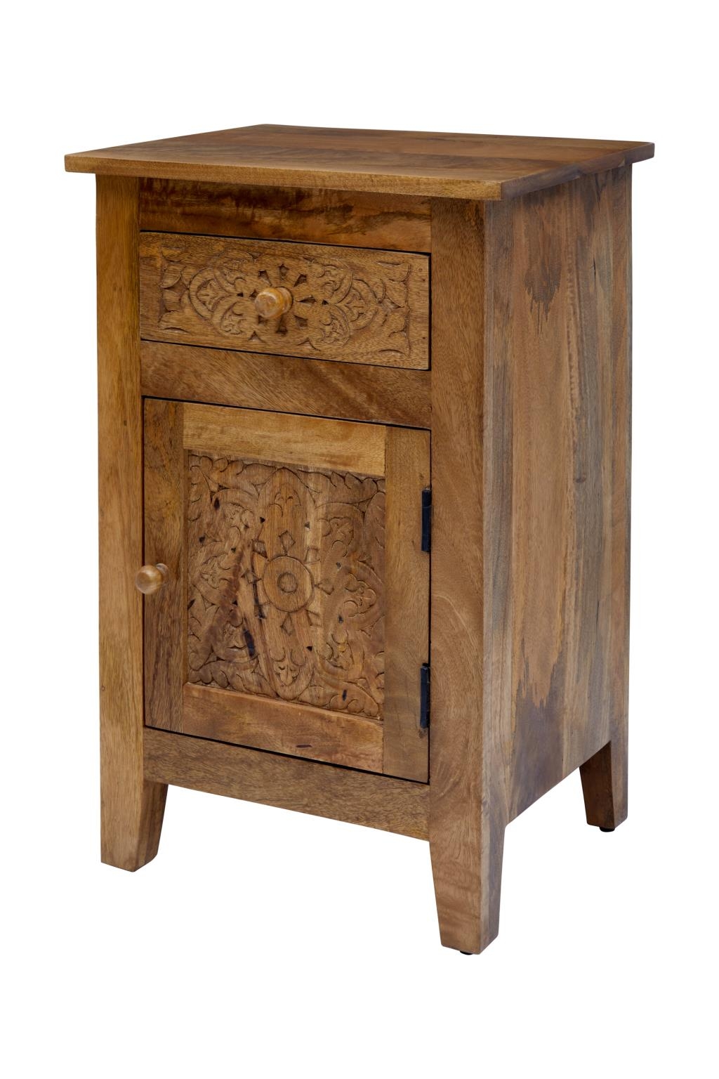 Jofran Global Archive Hand Carved Accent Table