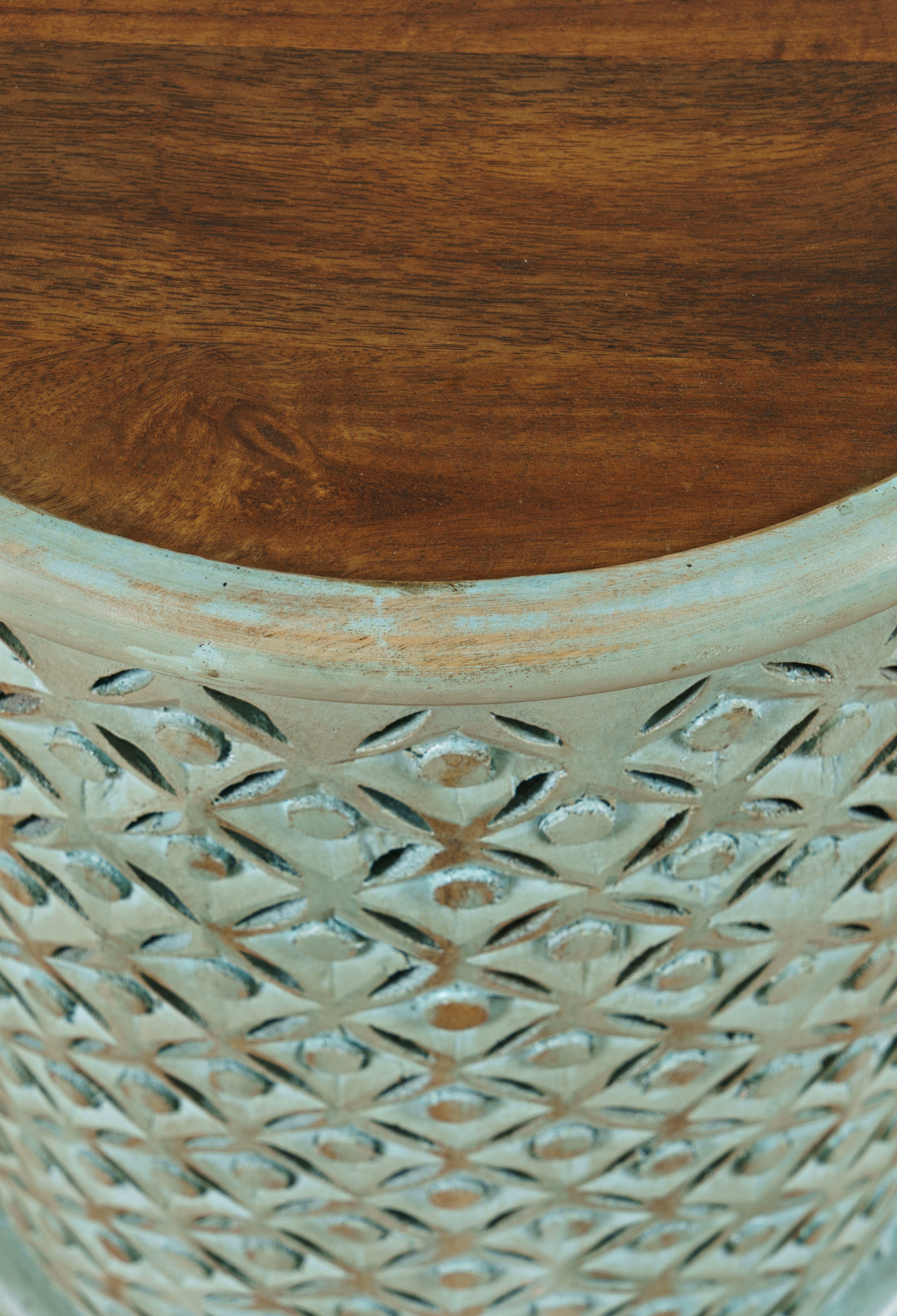 Jofran Global Archive Decker Large Drum Table