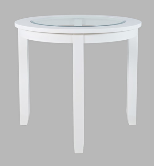 Contemporary 42" Round Counter Height Dining Table
