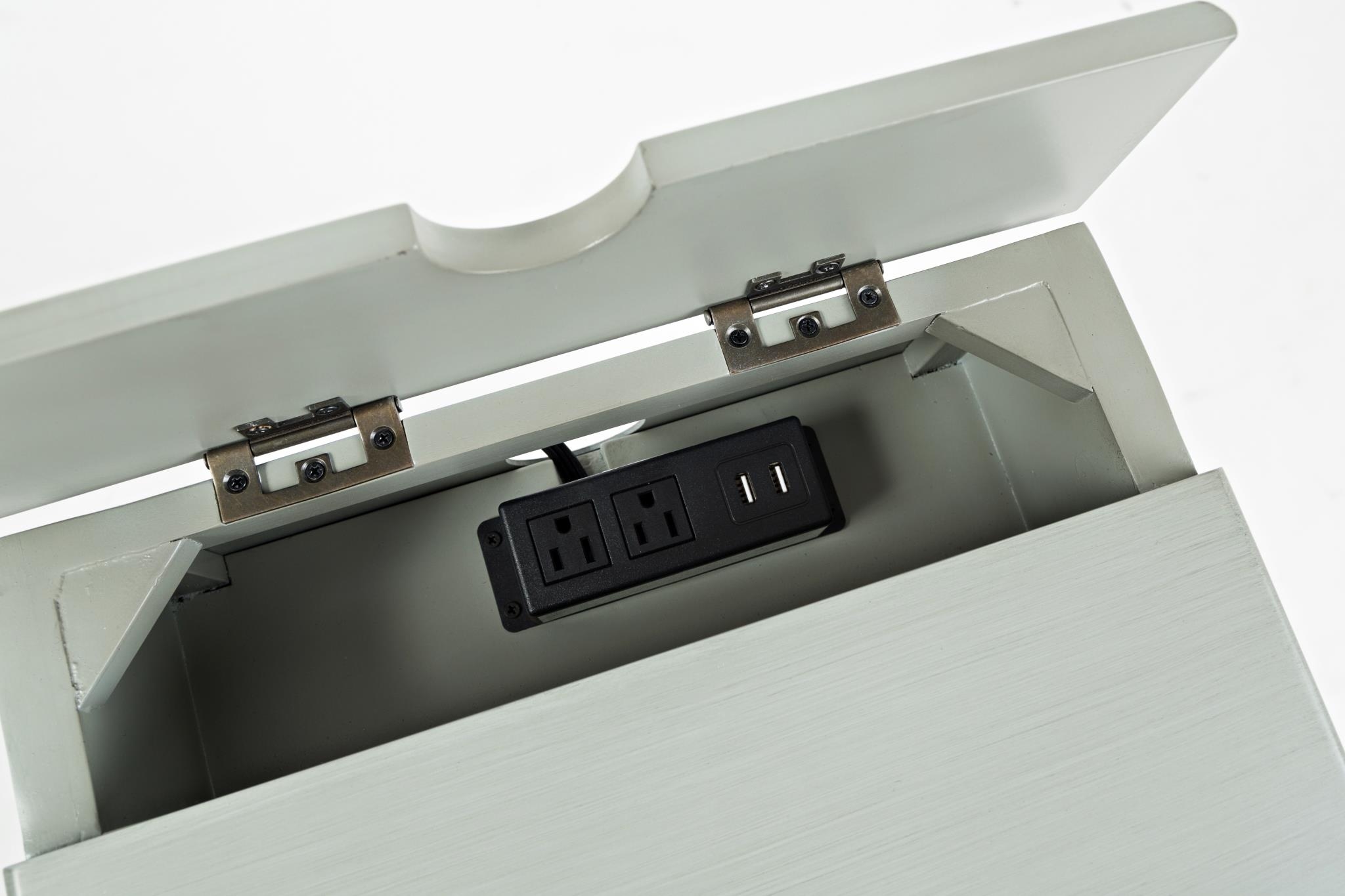 Jofran Craftsman Power Chairside Table