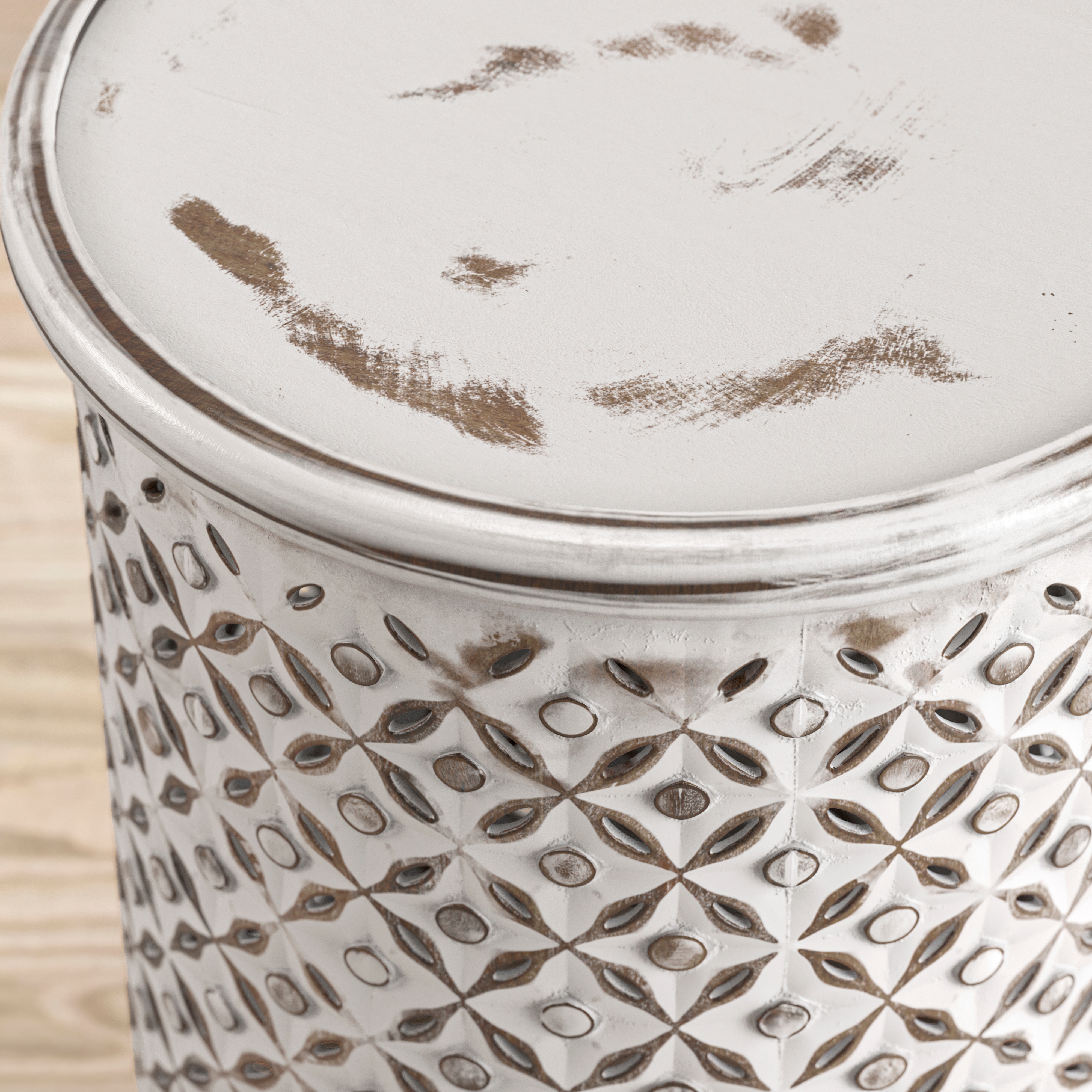 Jofran Global Archive Decker Large Drum Table