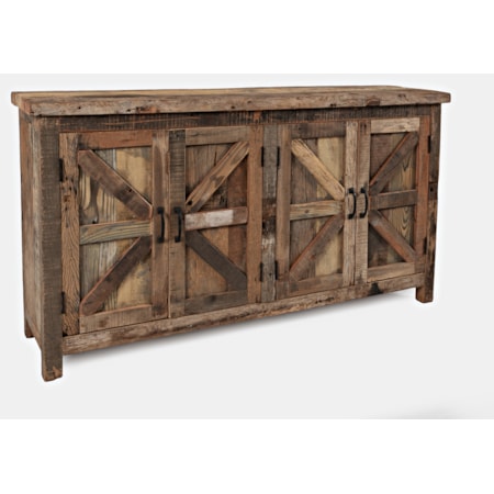 4 Door Accent Cabinet