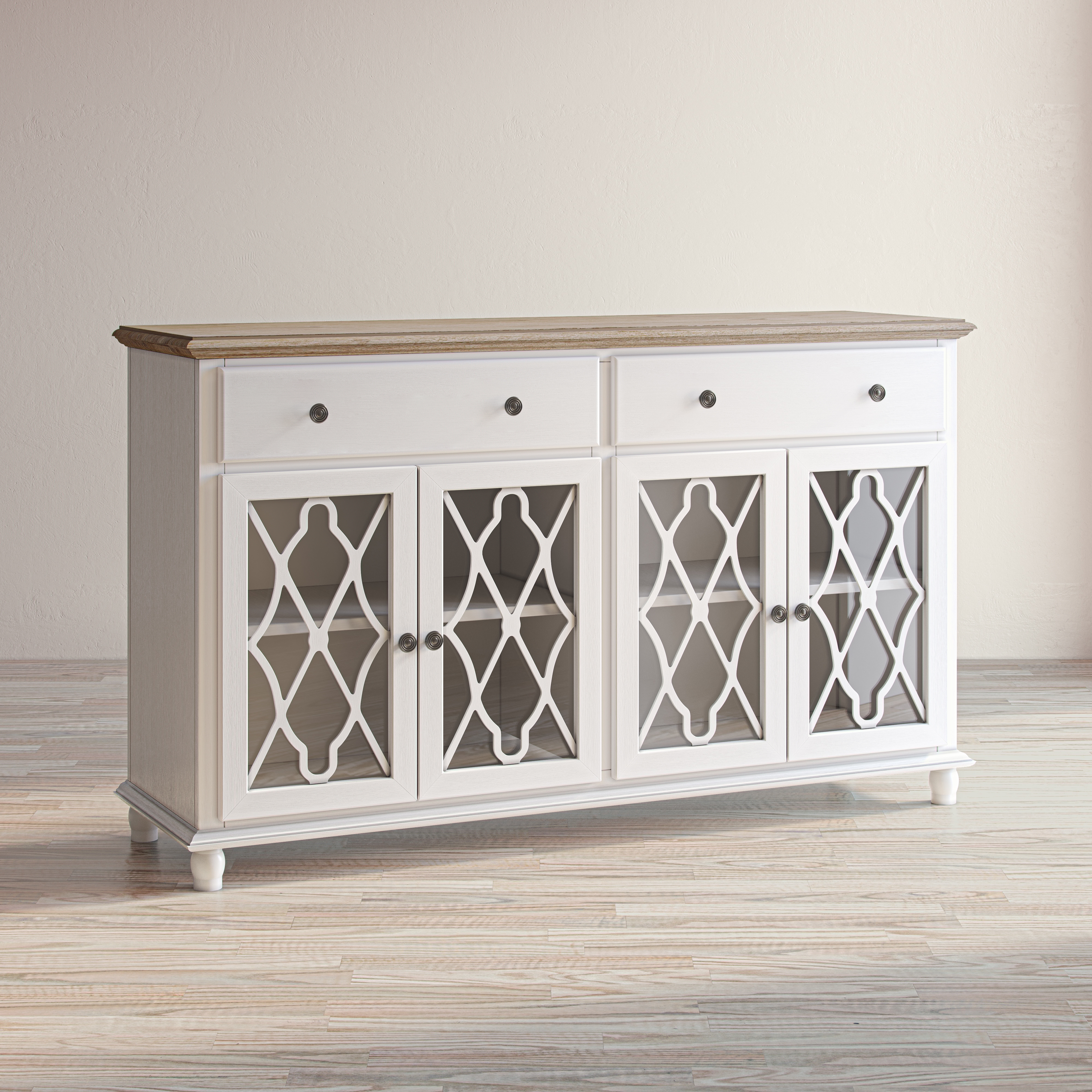 Jofran Aurora Hills 4-Door Accent Chest