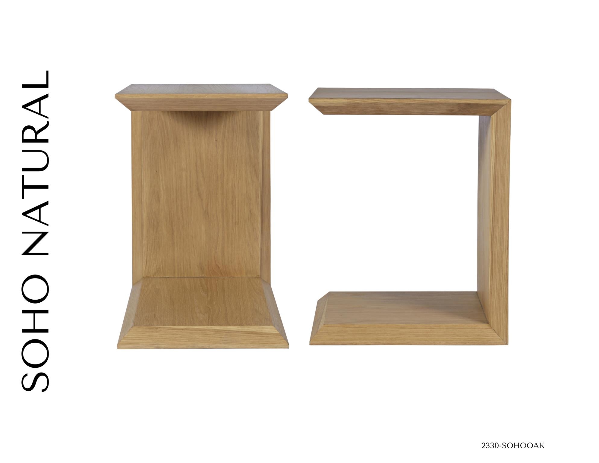Jofran Global Archive Soho C-Table L. Oak (1/Ctn)