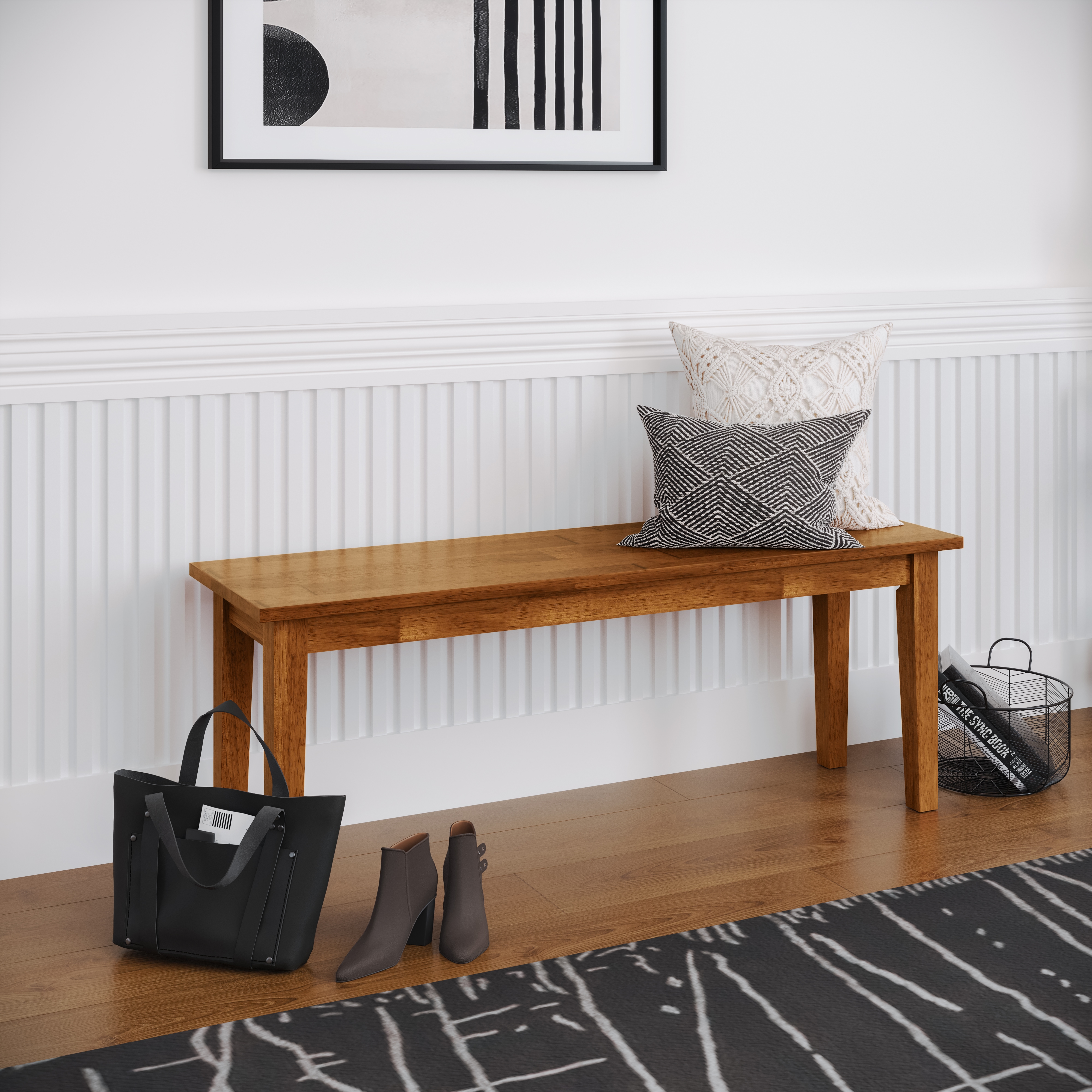Jofran Simplicity Wooden Dining Bench