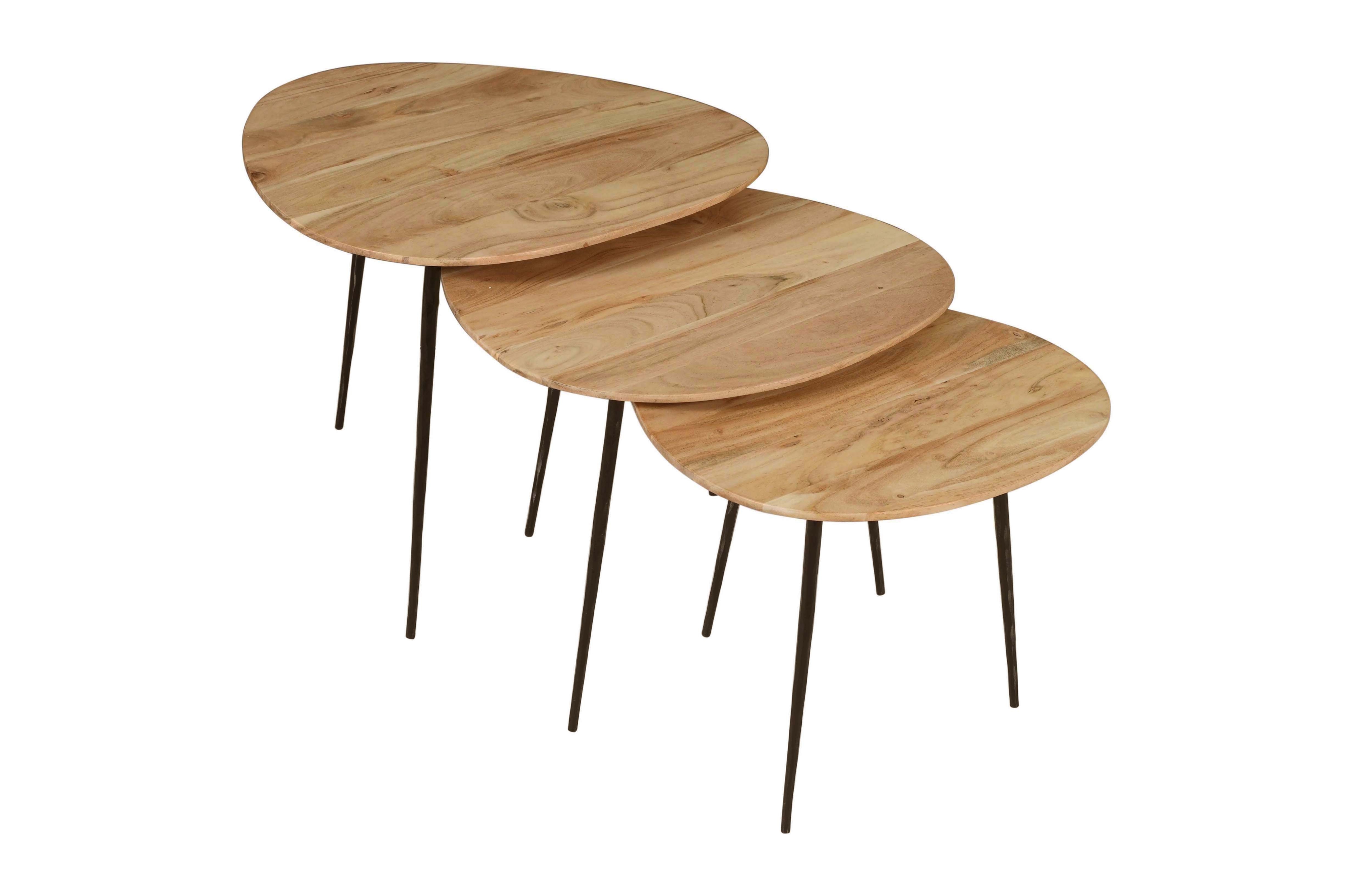 Nesting Table - Set of 3 - Natural