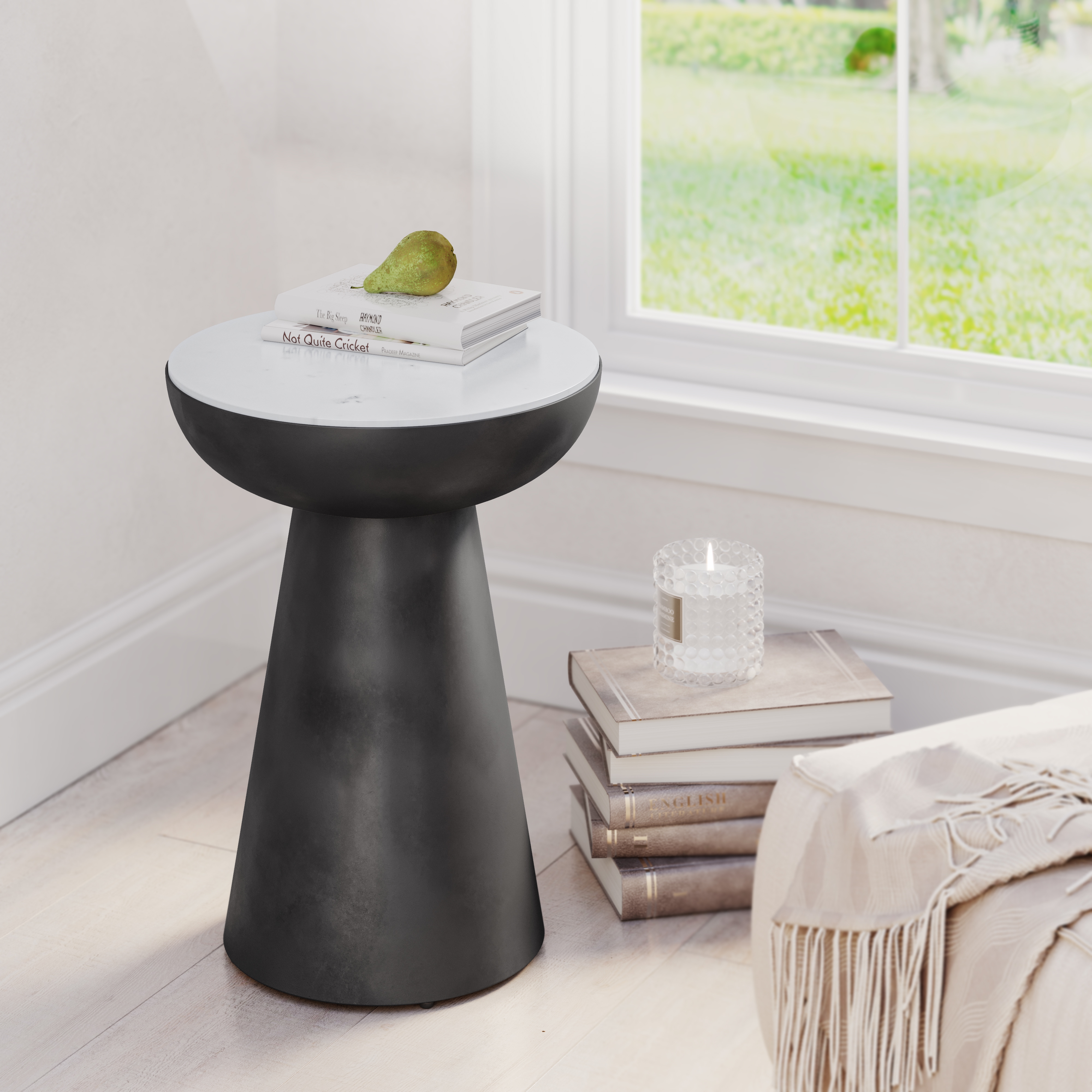 Jofran Circularity Round Chairside Table