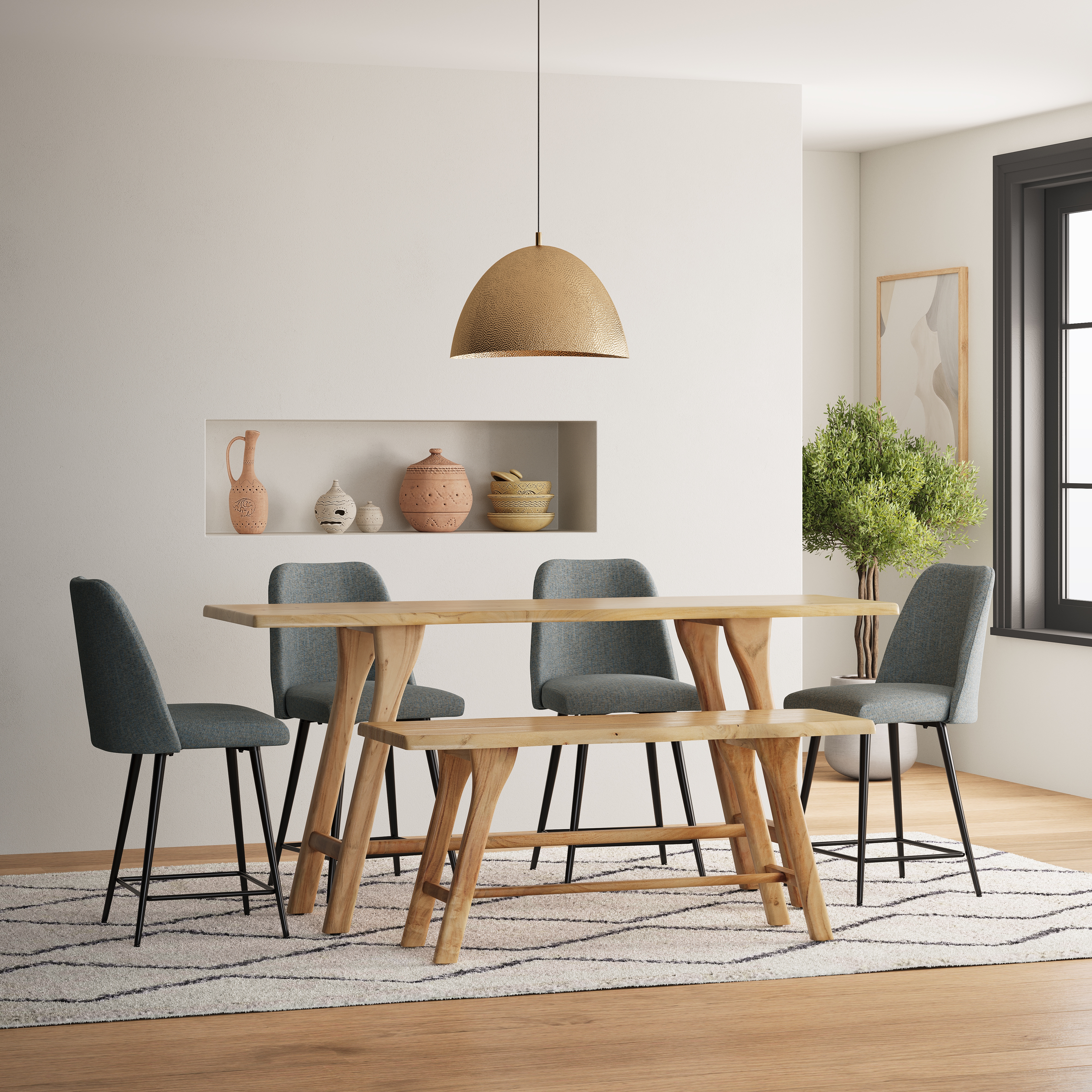 Jofran Sedona Counter Bench