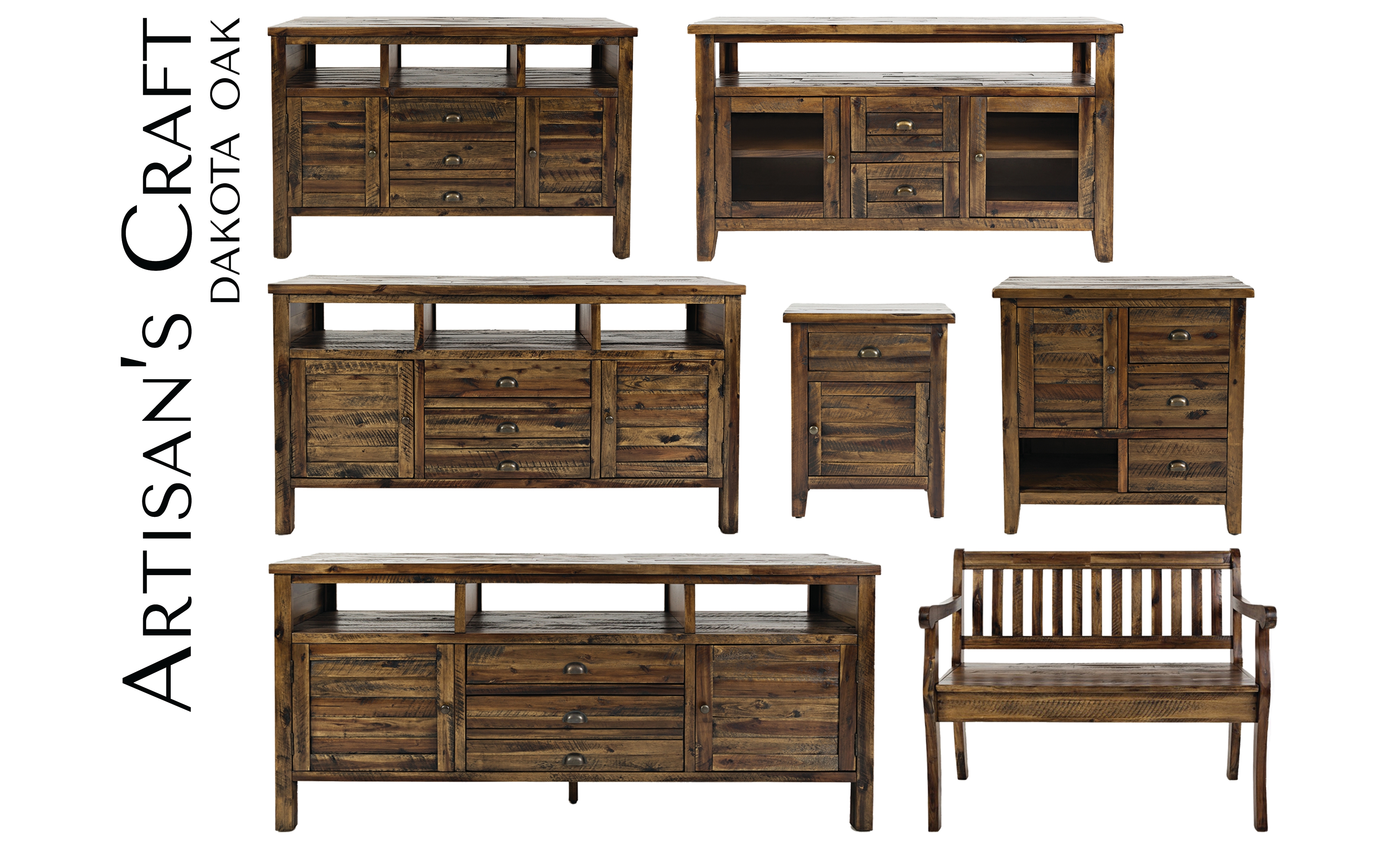 Jofran Artisan's Craft Storage Bench