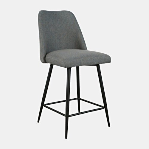 Contemporary Upholstered Counter Stool