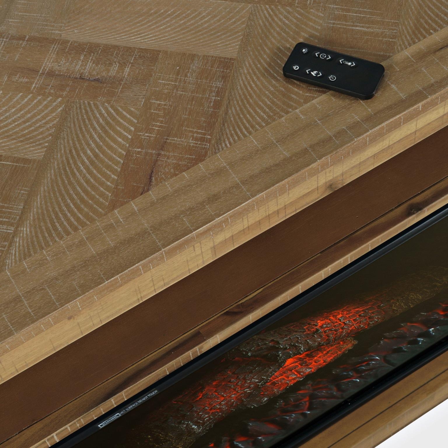 Jofran Bryce Fireplace with Logset