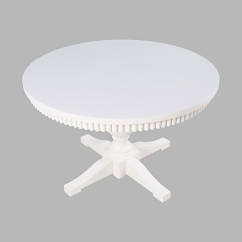 Transitional Dining Table with Leaf