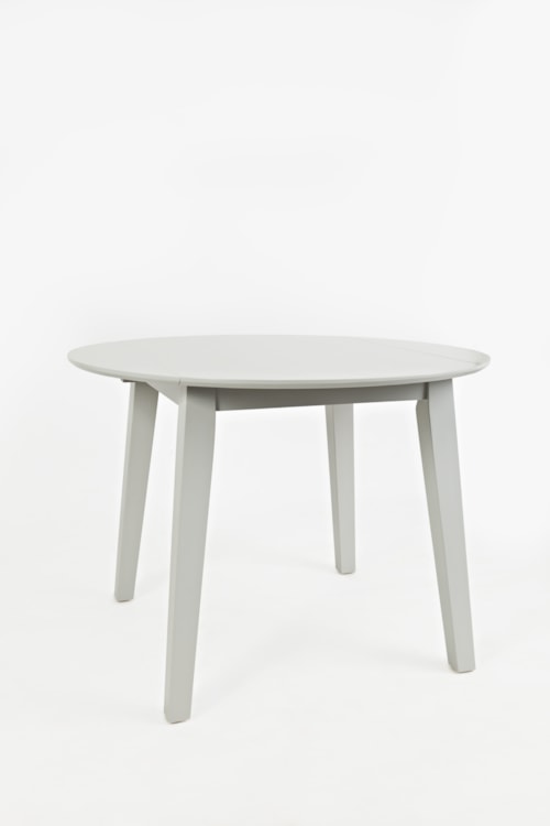Rustic Round Drop Leaf Table