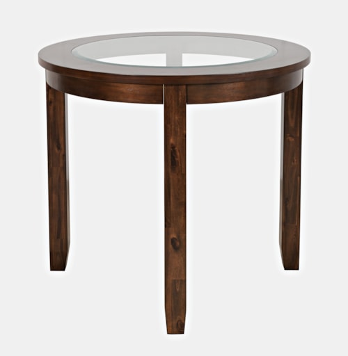 Contemporary 42" Round Counter Height Dining Table