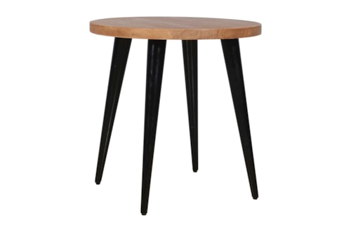 Contemporary Round End Table