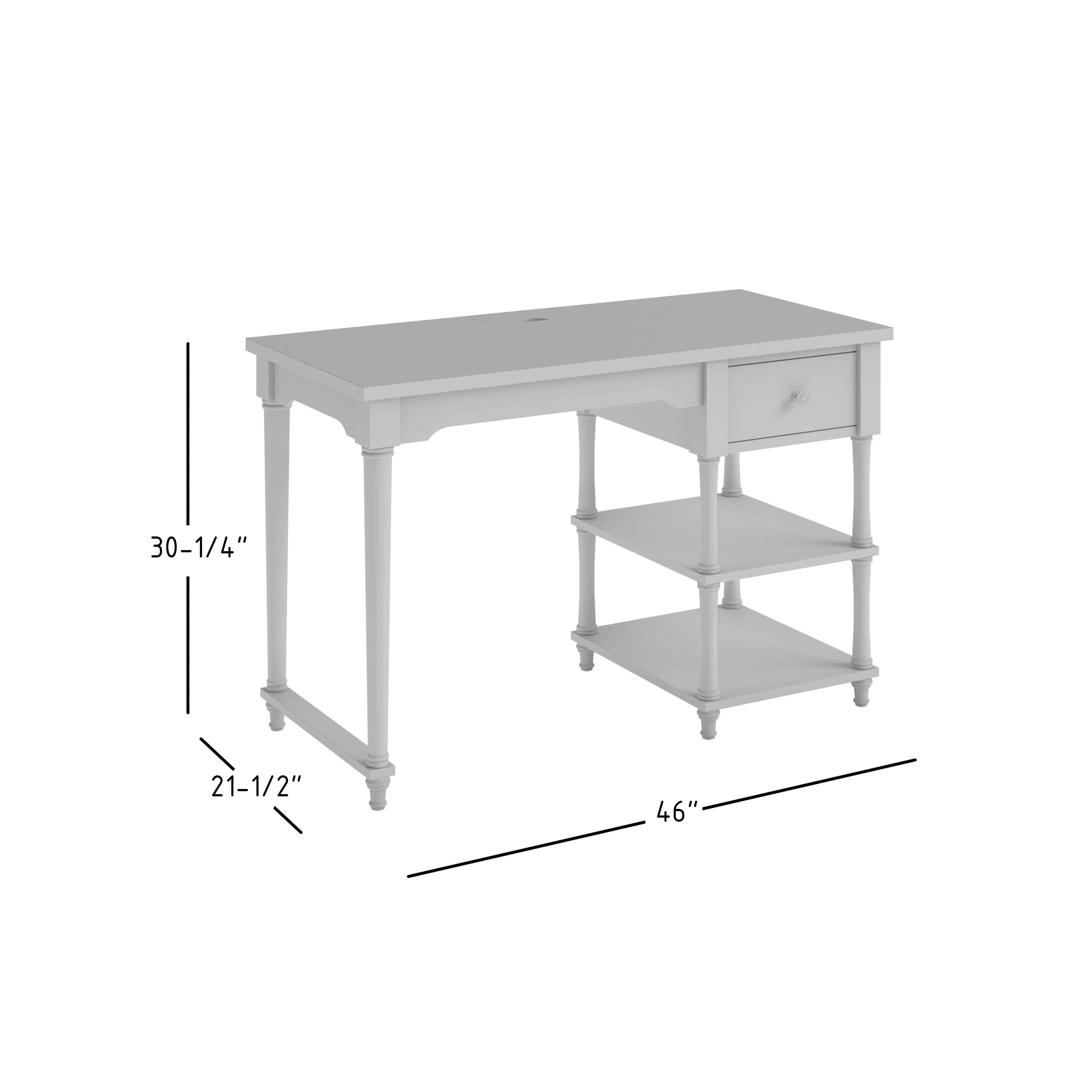 Jofran Grafton Farms 1-Drawer Desk