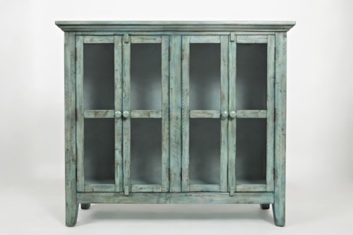 Rustic Shores 4-Door High Cabinet