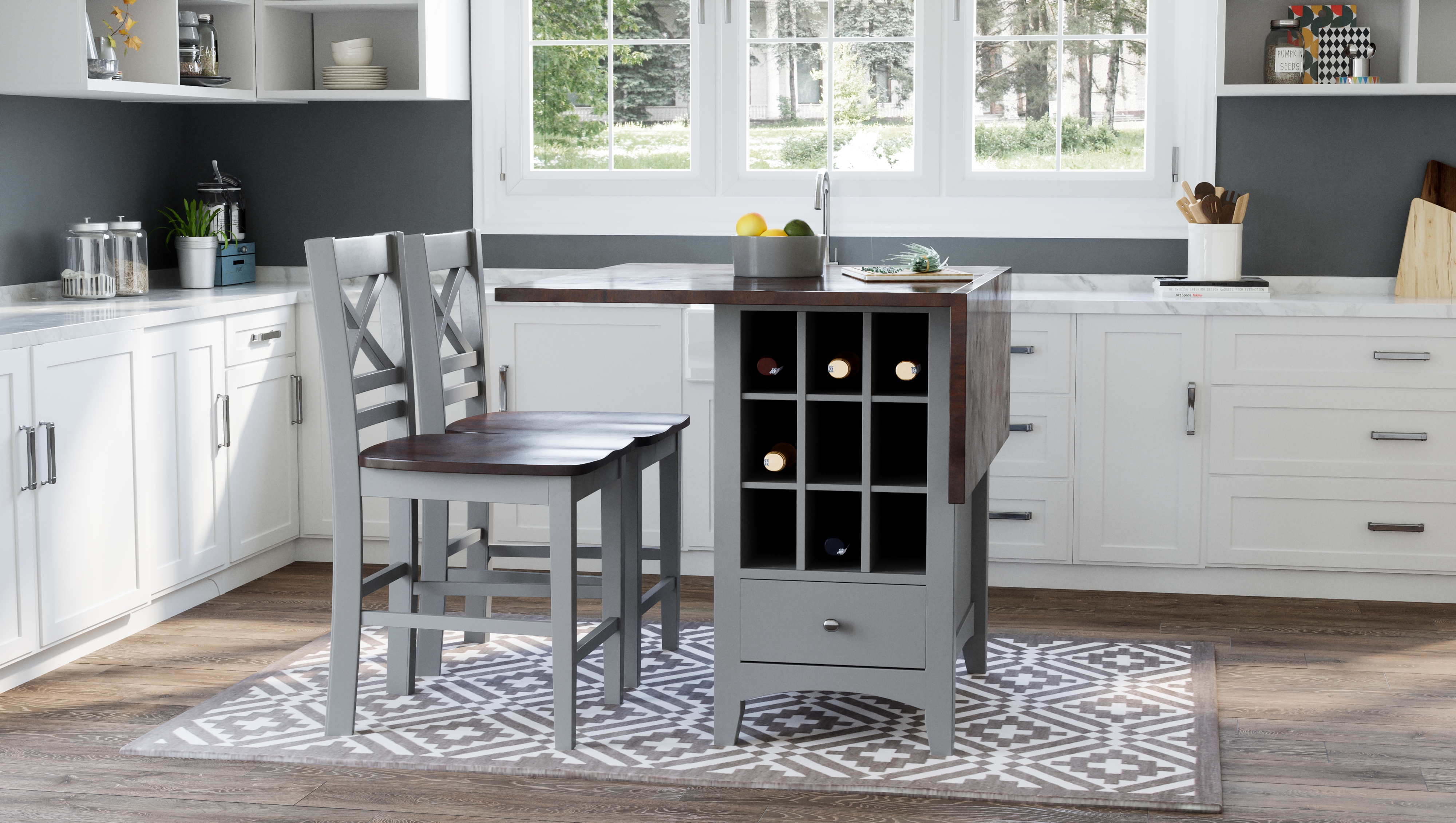 Jofran Asbury Park Backless Saddle Stool