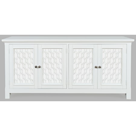 69" Mirrored Accent Cabinet