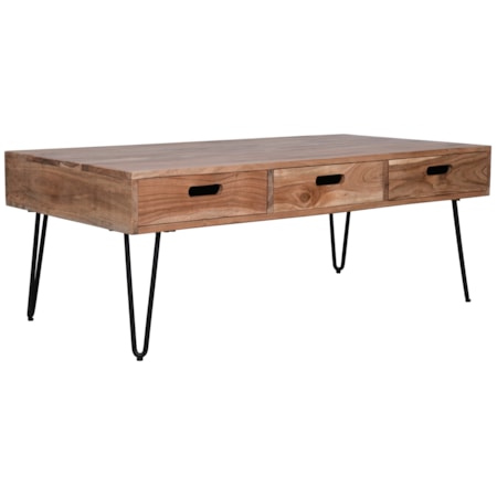 3 Drawer Coffee Table