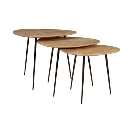 Nesting Table - Set of 3 - Natural