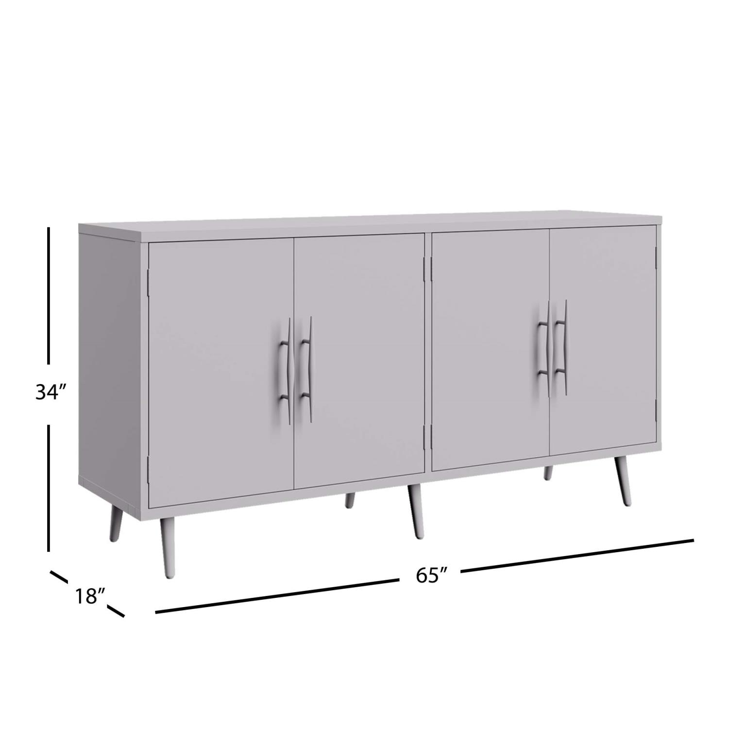 Jofran Colhane 4-Door Accent Cabinet