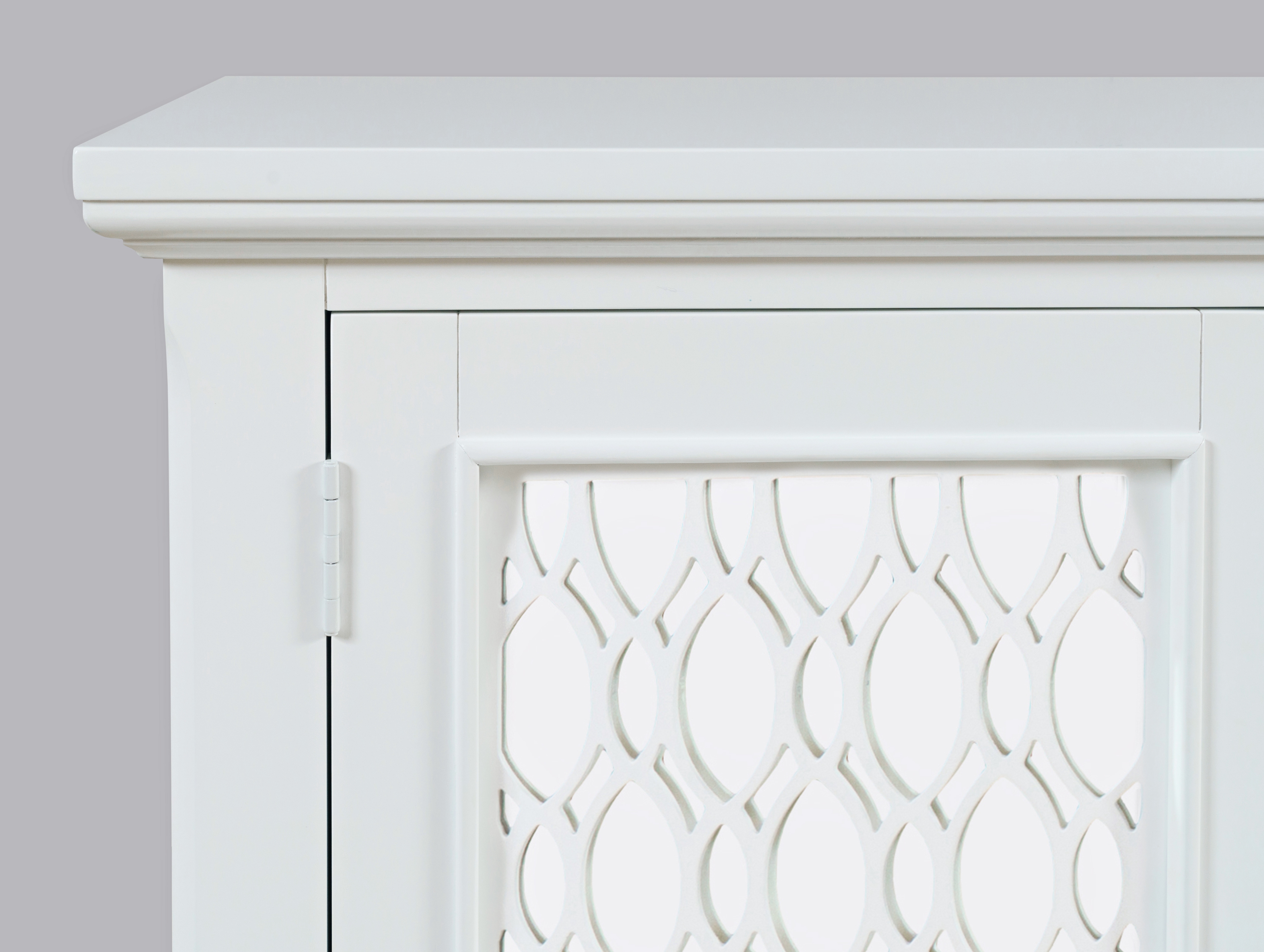 Jofran Isabella 38" Mirrored Accent Cabinet