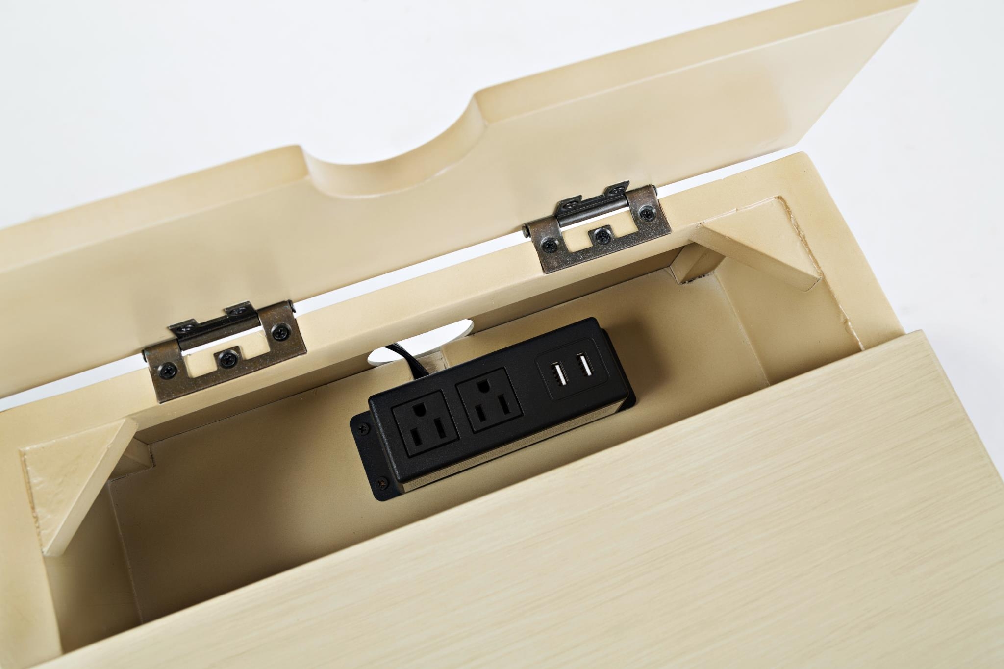 Jofran Craftsman Power Chairside Table