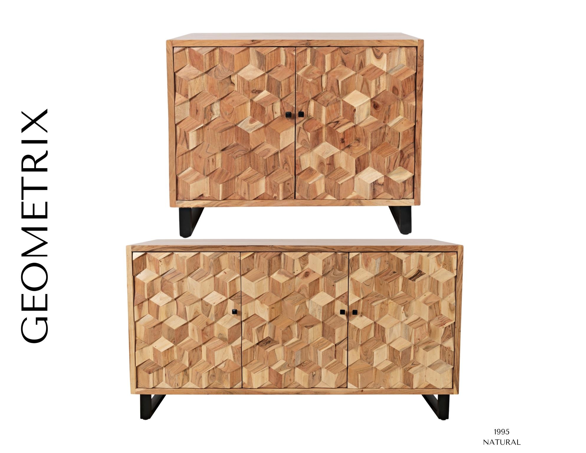 Jofran Geometrix 2-Door Accent Cabinet