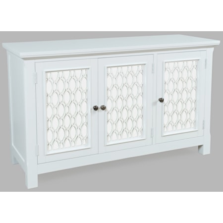 54" Mirrored Accent Cabinet