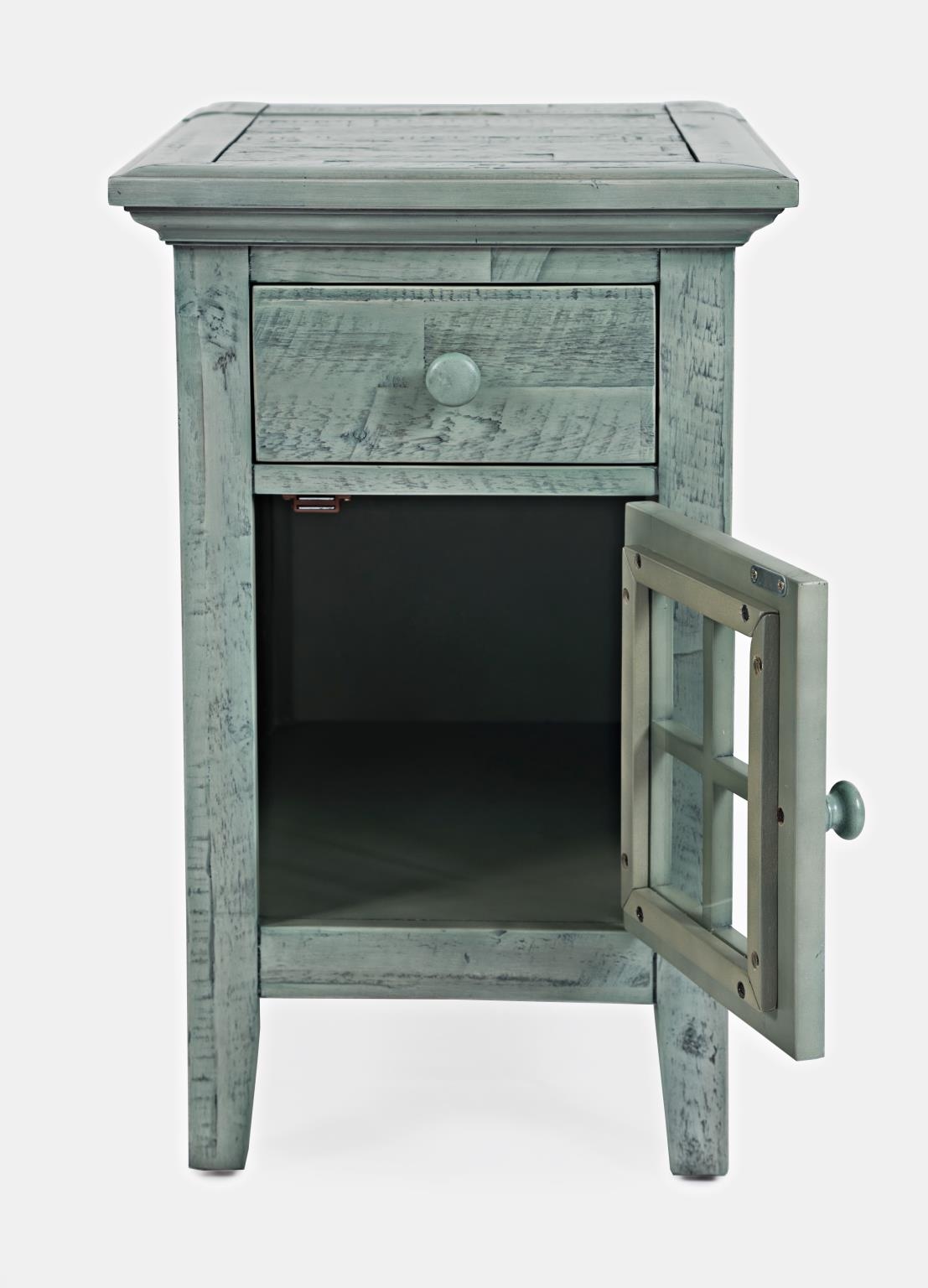 Jofran Rustic Shores Power Chairside Table