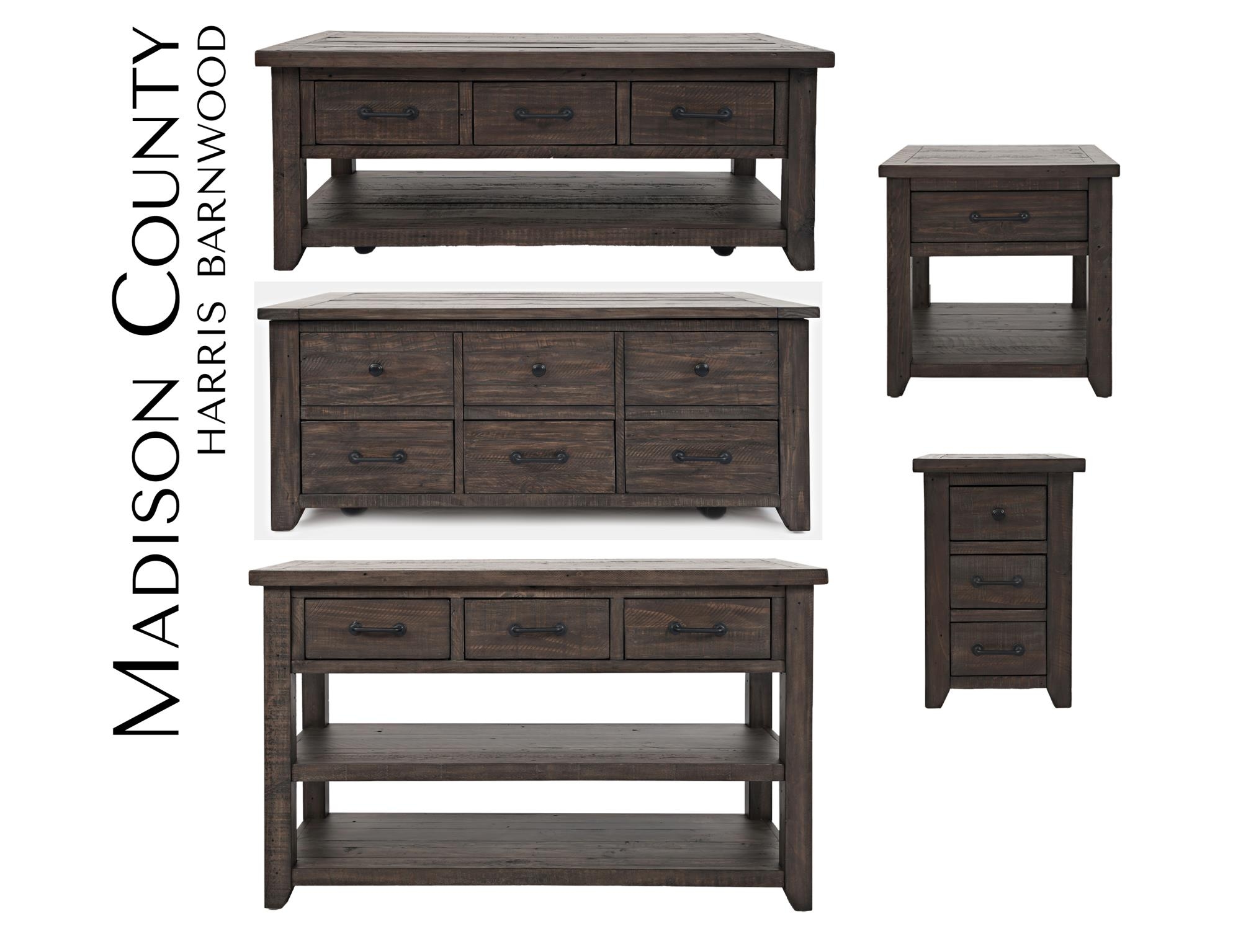 Jofran Madison County Power Chairside Table