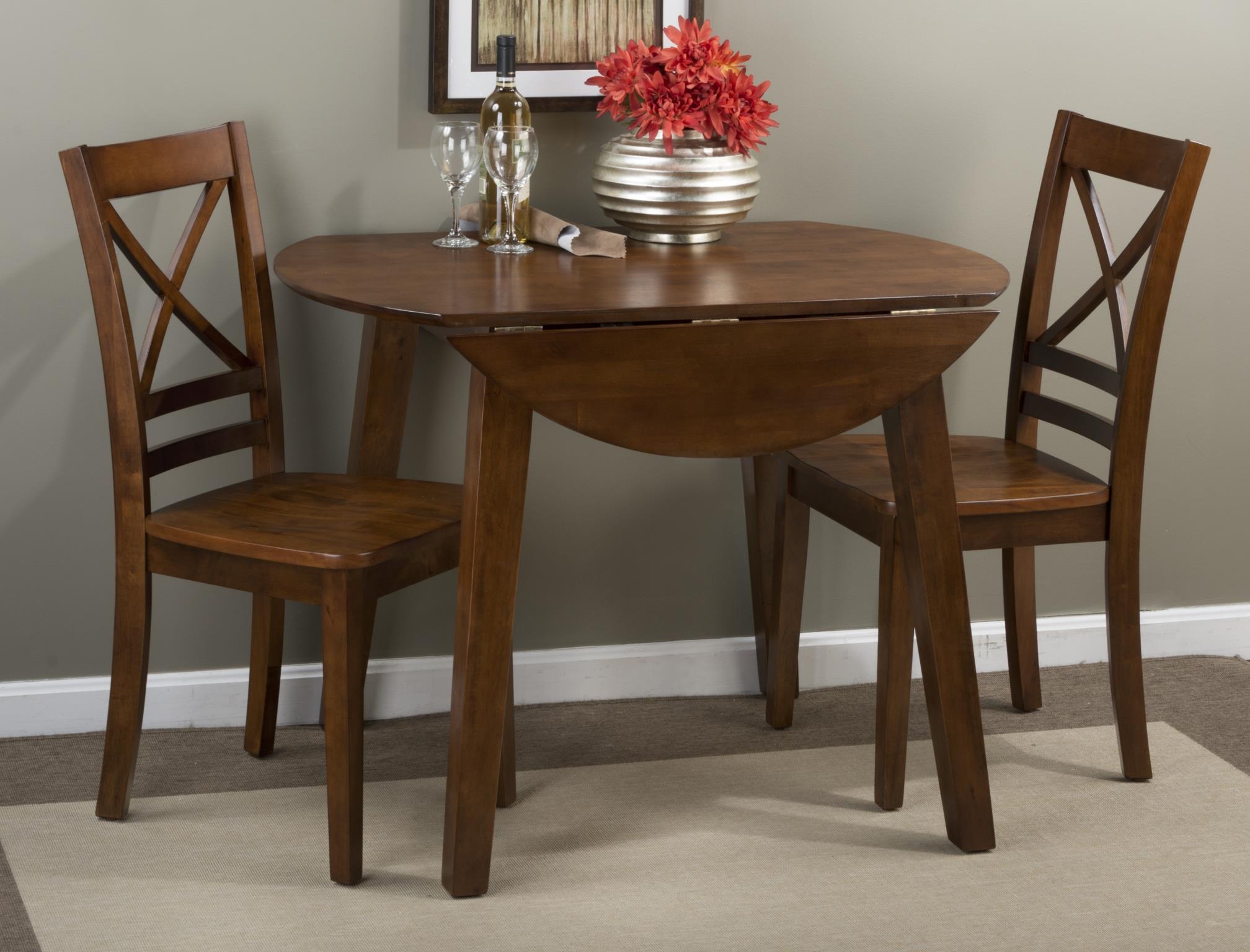 Round Drop Leaf Table