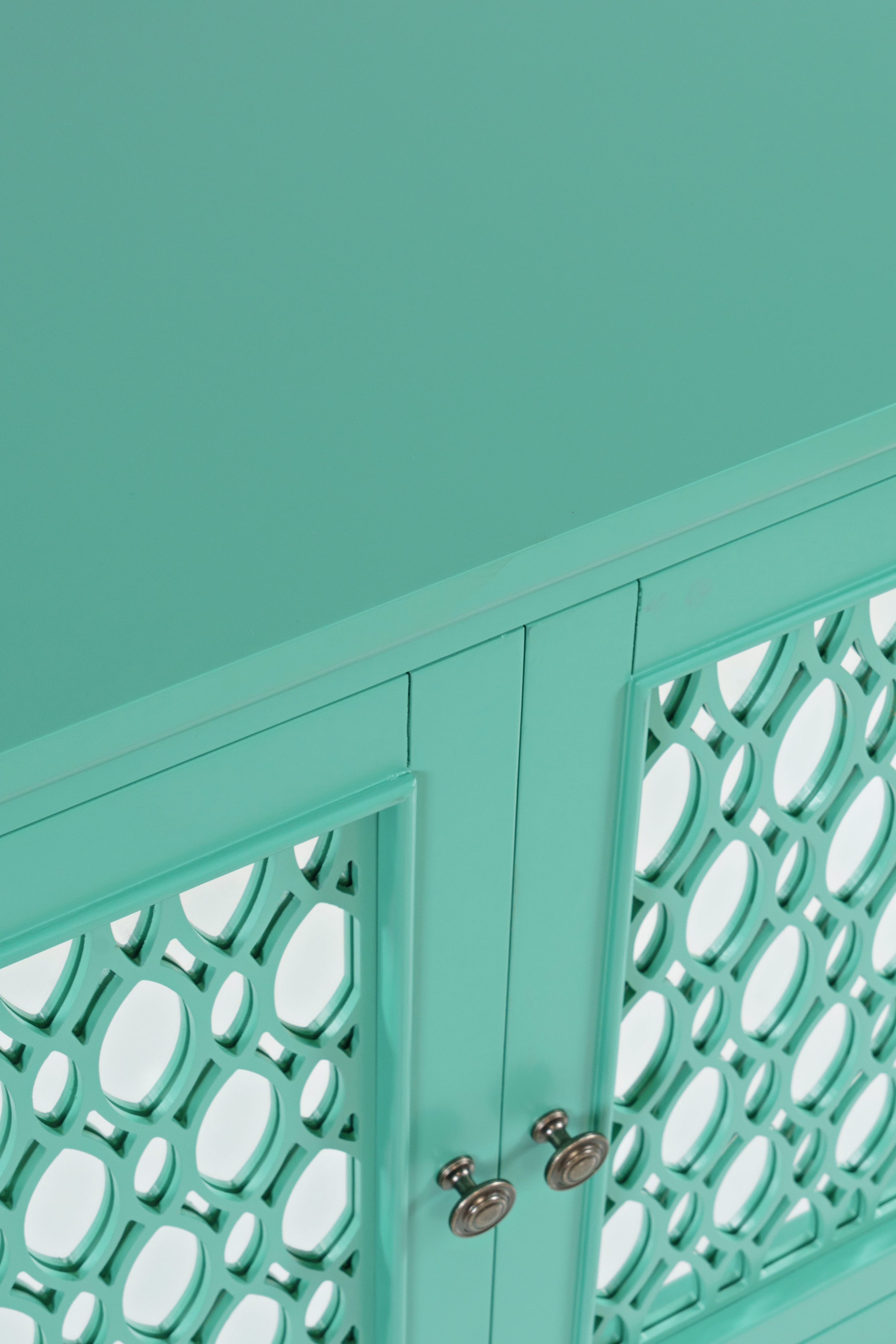 Jofran Isabella 38" Mirrored Accent Cabinet