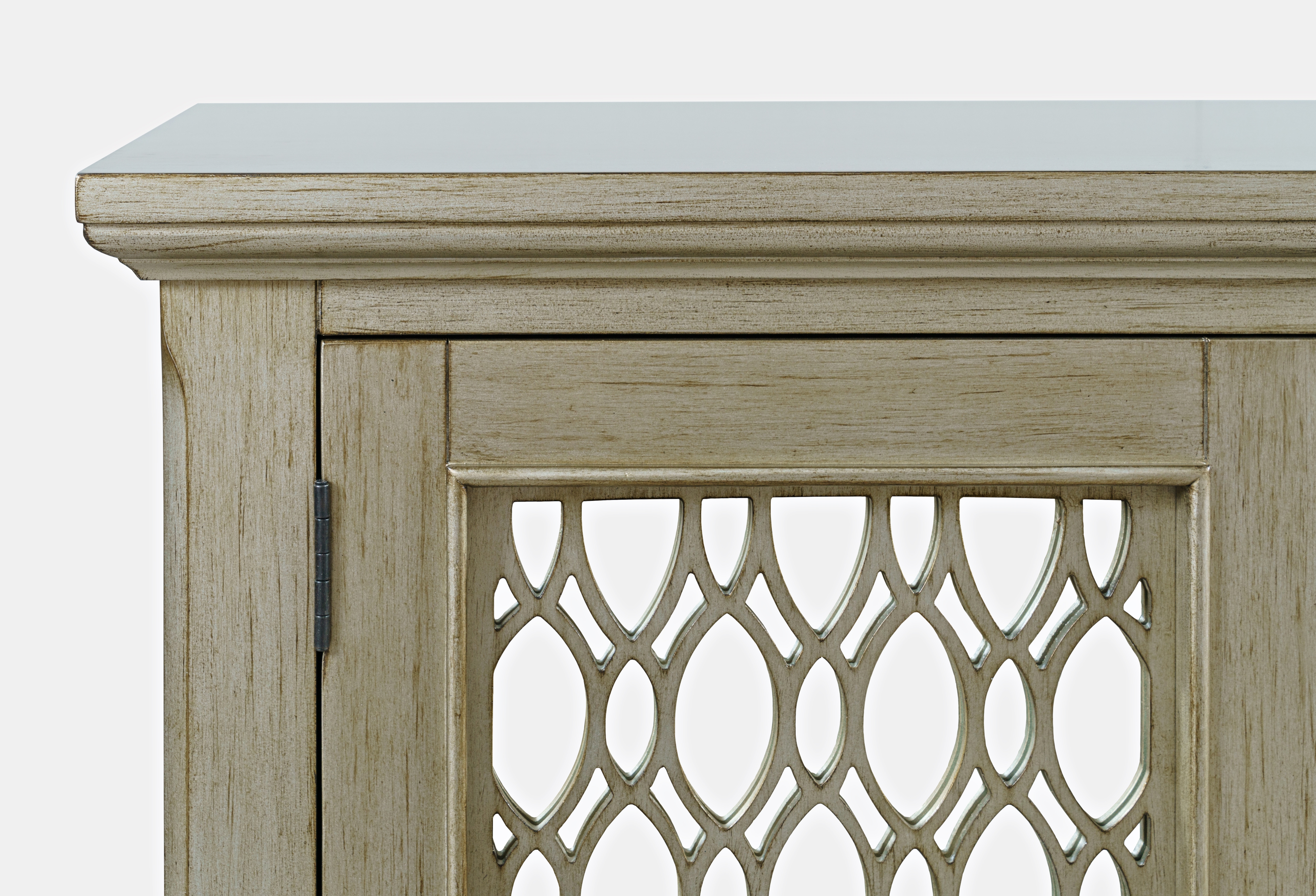 Jofran Isabella 69" Mirrored Accent Cabinet