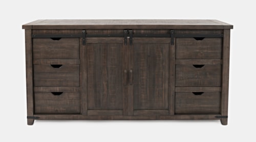 70" Barn Door Server