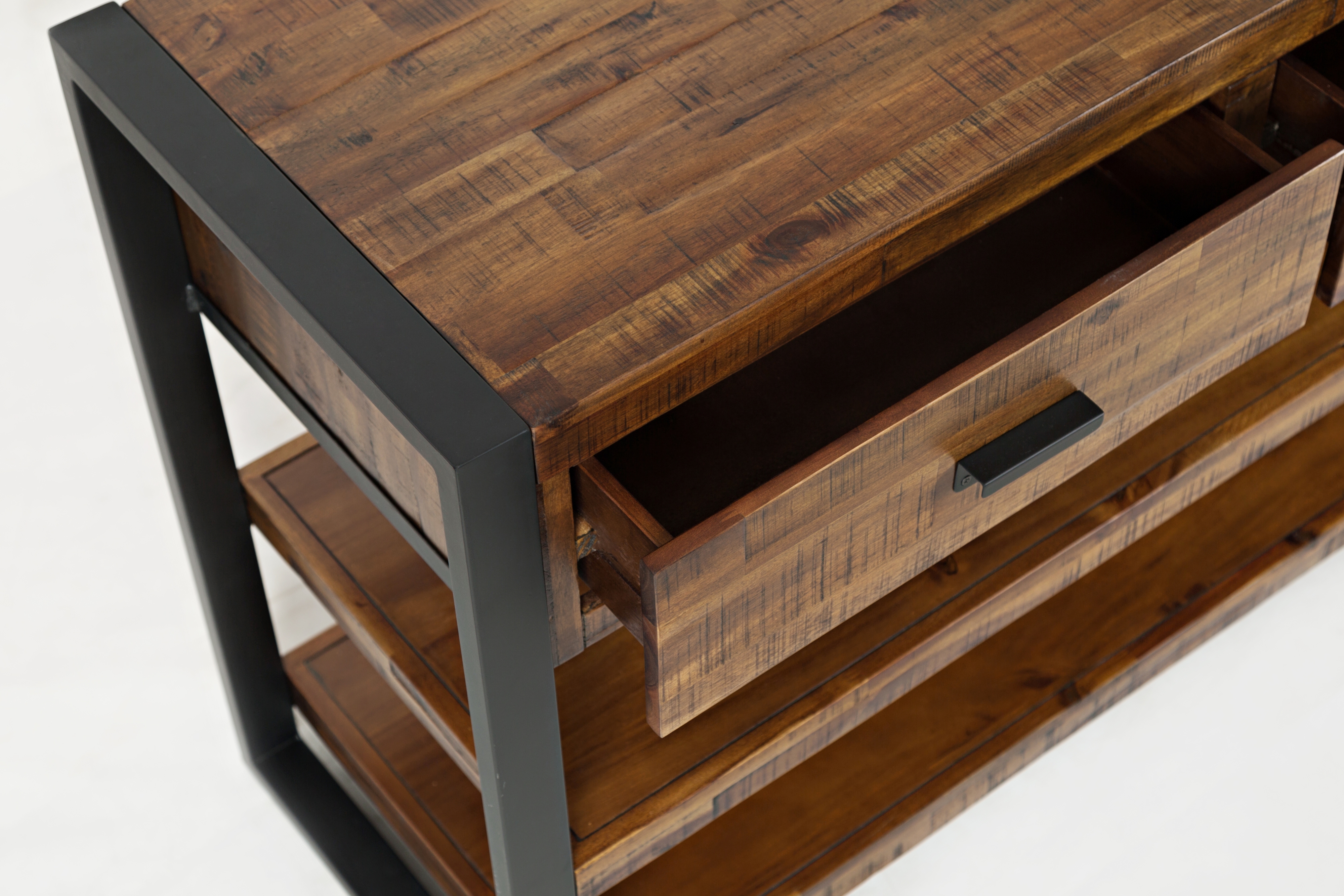 Jofran Loftworks Sofa Table with Drawers